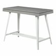 Furniture of America Melba Wood 3-Piece Counter Height Table Set in Gray
