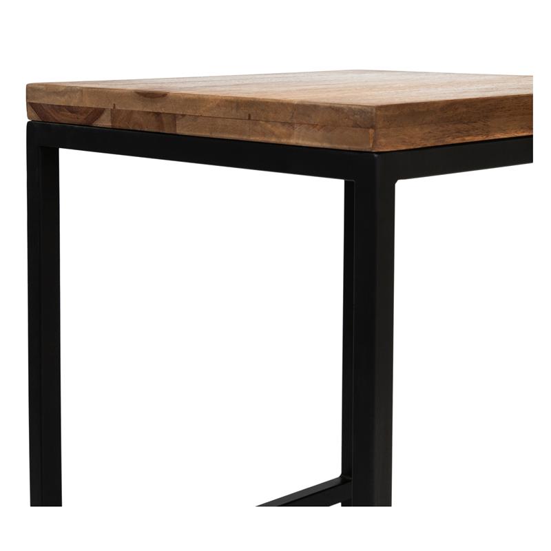 Furniture of America Druze Metal Square Barstool in Golden Brown (Set of 2)