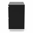 Furniture of America Elsah Wood Nightstands in Black (Set of 2)