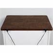 Furniture of America Chala Wood Distressed White 2-Drawer Nightstands (Set of 2)