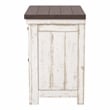 Furniture of America Chala Wood Distressed White 2-Drawer Nightstands (Set of 2)