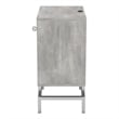 Furniture of America Lyn Wood End Table with USB Port in Light Gray (Set of 2)