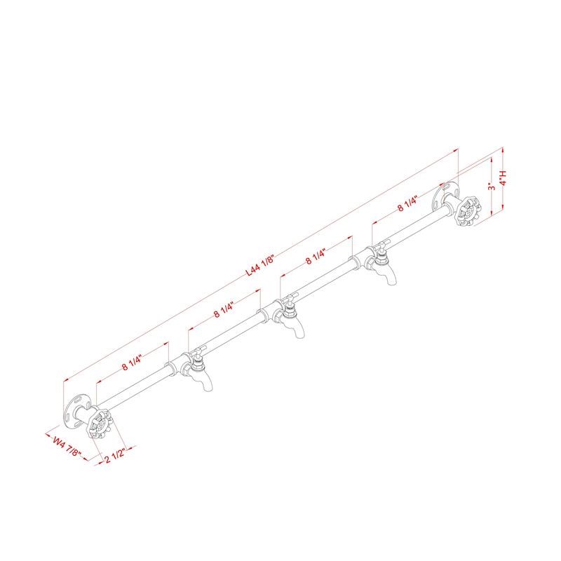Furniture of America Meritor Metal 5-Hook Coat Rack in Sand Black (Set of 2)