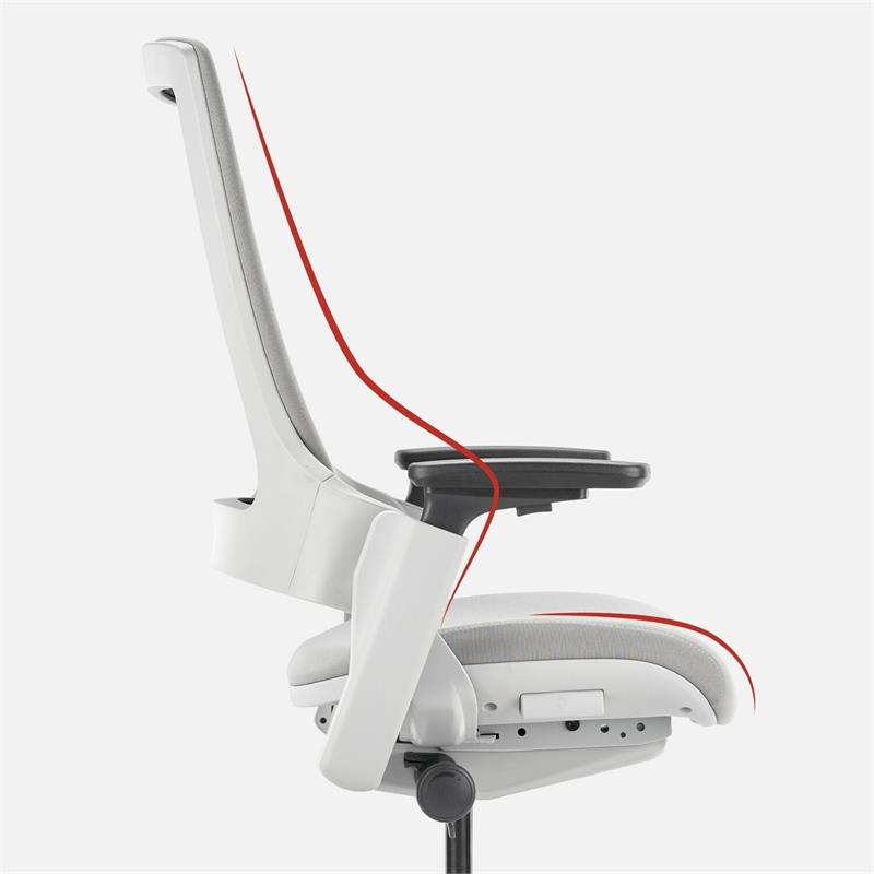 Furniture of America Tilah Modern Metal 2-Piece Desk and Chair Set in White