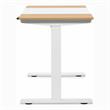 Furniture of America Tilah Modern Metal 2-Piece Desk and Chair Set in White
