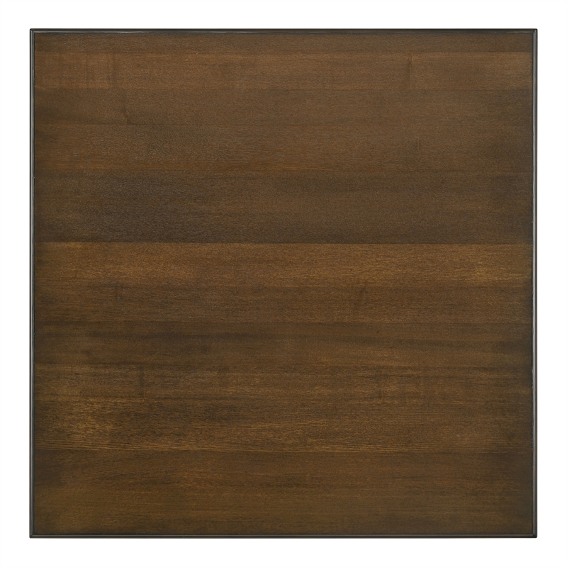 Furniture of America Silva Wood 5-Piece Counter Dining Set in Sea White