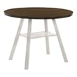 Furniture of America Elda Wood Drop-Leaf Counter Height Table in Sea White