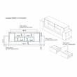 Furniture of America Abdi Wood Multi-Storage TV Stand in Oak and Concrete Gray