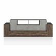 Furniture of America Abdi Wood Multi-Storage TV Stand in Oak and Concrete Gray