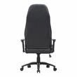 Furniture of America Aguil Faux Leather Adjustable Gaming Chair in Black & Pink