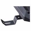 Furniture of America Almly Modern Metal Gaming Desk with Outlets in Black