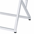 Furniture of America Mergo Contemporary Metal 2-Piece Coffee Table Set in White