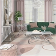 Furniture of America Mergo Contemporary Metal 3-Piece Coffee Table Set in White