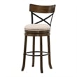 Furniture of America Shae Wood Swivel 29