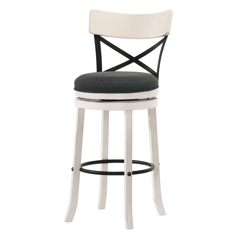 Furniture of America Shae Wood Swivel 29