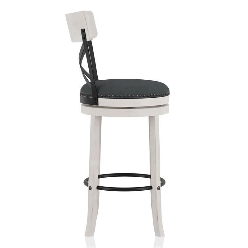 Furniture of America Shae Wood Swivel 29