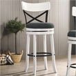 Furniture of America Shae Wood Swivel 29