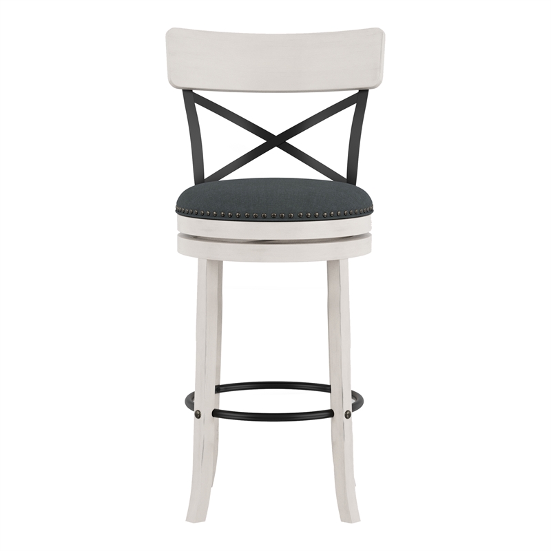 Furniture of America Shae Wood Swivel 29