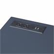 Furniture of America Giffore Wood Writing Desk with USB Port in Blue