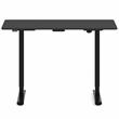 Furniture of America Tilah Metal Height Adjustable Office Desk in Black