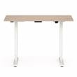 Furniture of America Tilah Metal Height Adjustable Office Desk in Natural