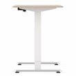 Furniture of America Tilah Metal Height Adjustable Office Desk in Natural