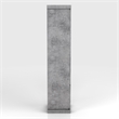 Furniture of America Hawke Farmhouse Wood 4-Shelf TV Tower in Cement Gray