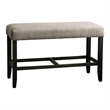 Furniture of America Iceland Wood 4-Piece Counter Height Table Set in Light Gray