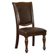 Furniture of America Alstroemeria Wood 7-Piece Dining Table Set in Brown Cherry