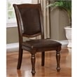 Furniture of America Alstroemeria Wood 7-Piece Dining Table Set in Brown Cherry