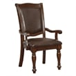 Furniture of America Alstroemeria Wood 7-Piece Dining Table Set in Brown Cherry