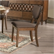 Furniture of America Elsin Wood 5-Piece Round Dining Table Set in Walnut