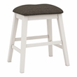 Furniture of America Ablania Wood 7-Piece Counter Dining Table Set in Off White