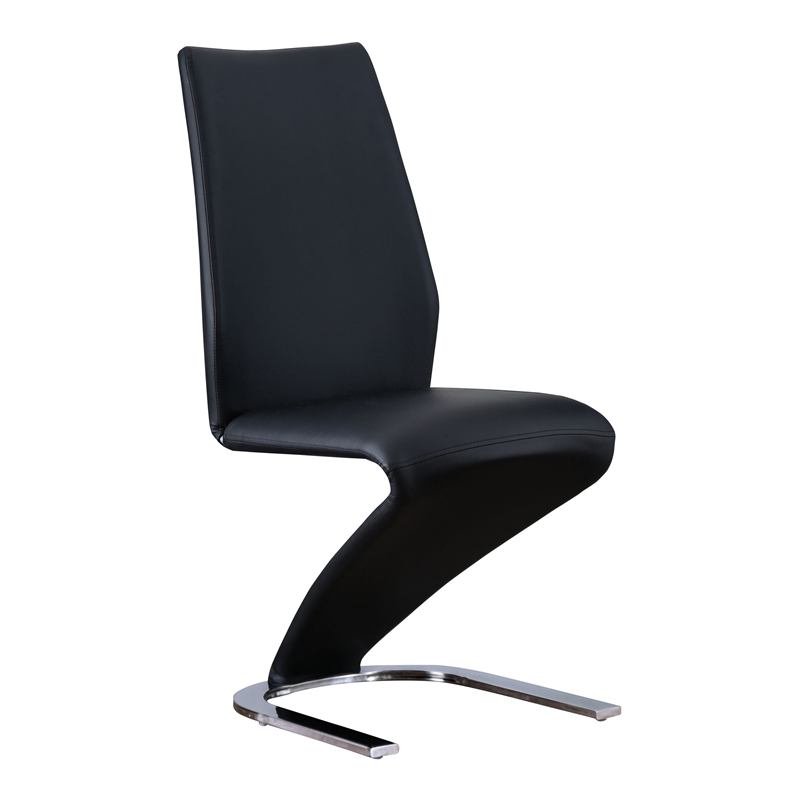 Furniture of America Verdell Metal 5-Piece Dining Table Set in Black