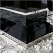Furniture of America Verdell Metal 5-Piece Dining Table Set in Black