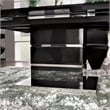 Furniture of America Verdell Metal 5-Piece Dining Table Set in Black