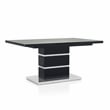 Furniture of America Verdell Metal 5-Piece Dining Table Set in Black