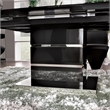 Furniture of America Verdell Metal 7-Piece Dining Table Set in Black