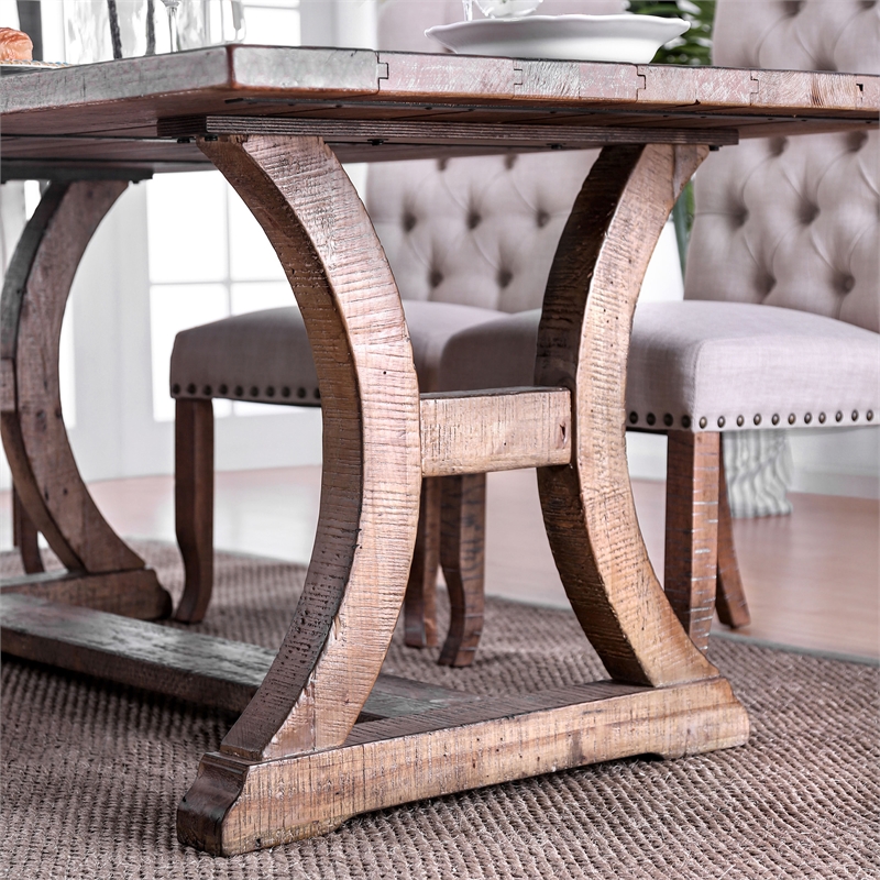 Furniture of America Liston Wood 7-Piece 77