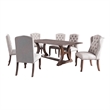 Furniture of America Liston Wood 7-Piece 96
