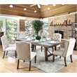 Furniture of America Liston Wood 7-Piece 96