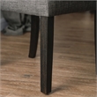 Furniture of America Castore Wood 5-Piece Round Dining Table Set in Gray