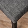 Furniture of America Castore Rustic Wood 7-Piece Dining Table Set in Gray