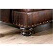 Furniture of America Morgan Transitional Chenille 3-Piece Sofa Set in Brown