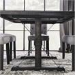Furniture of America Castore Rustic Wood 5-Piece Dining Table Set in Light Gray