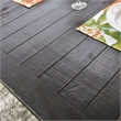 Furniture of America Castore Rustic Wood 7-Piece Dining Table Set in Light Gray