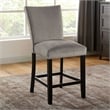 Furniture of America Imagin Wood 7-Piece Counter Height Table Set in Black