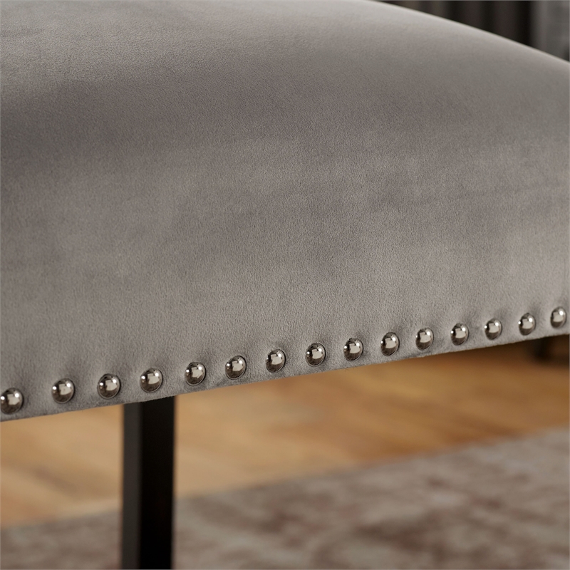 Furniture of America Imagin Wood 7-Piece Counter Height Table Set in Black