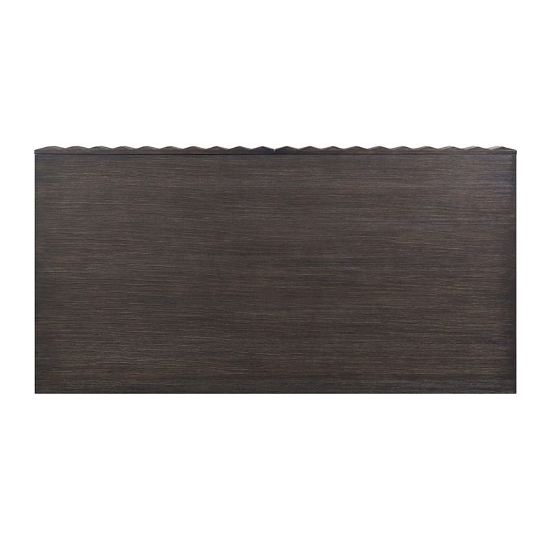 Furniture of America Giffore Metal 3-Piece Coffee Table Set in Walnut