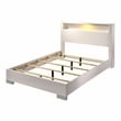 FOA Quaker Modern 3-Piece White Wood Bedroom Set - Queen + Nightstand + Dresser